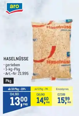 Metro Haselnüsse Angebot