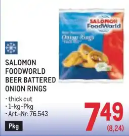 Metro Salomon Foodworld Beer Battered Onion Rings Angebot