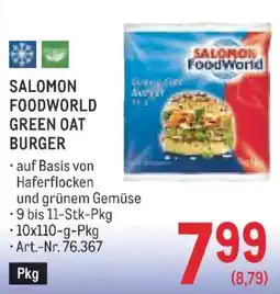 Metro Salomon Foodworld Green Oat Burger Angebot