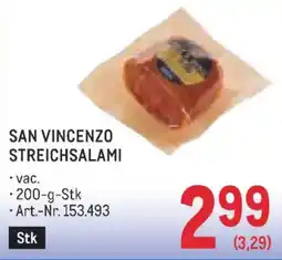 Metro San Vincenzo Streichsalami Angebot