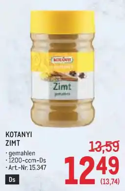 Metro Kotanyi Zimt Angebot