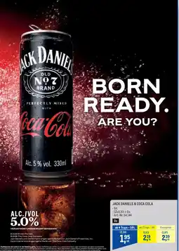 Metro Jack Daniels & Coca Cola Angebot