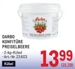 Metro Darbo Konfitüre Preiselbeere Angebot