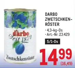 Metro Darbo Zwetschkenröster Angebot