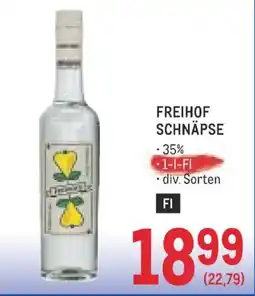 Metro Freihof Schnäpse Angebot