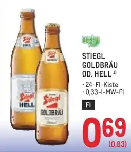 Metro Stiegl Goldbräu Od. Hell Angebot