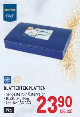Metro Chef Blätterteigplatten Angebot