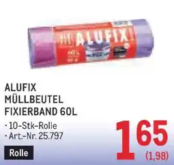Metro Alufix Müllbeutel Fixierband Angebot