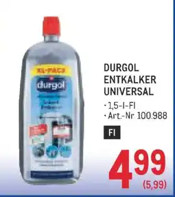 Metro Durgol Entkalker Universal Angebot