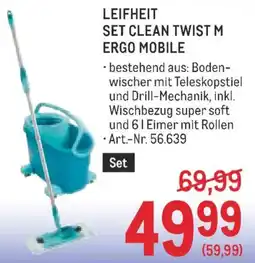 Metro Leifheit Set Clean Twist M Ergo Mobile Angebot