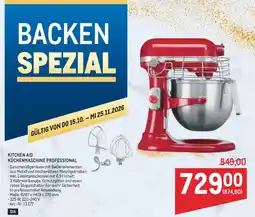 Metro Kitchen Aid Küchenmaschine Professional Angebot