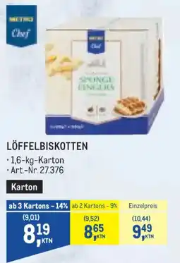 Metro Löffelbiskotten Angebot