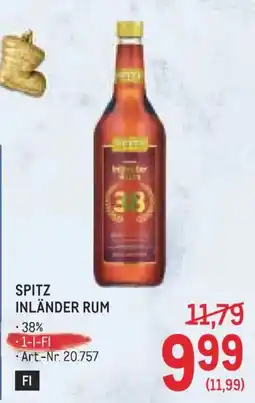 Metro Spitz Inländer Rum Angebot