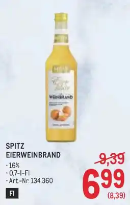 Metro Spitz Eierweinbrand Angebot