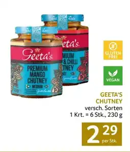 Transgourmet Geeta's chutney Angebot