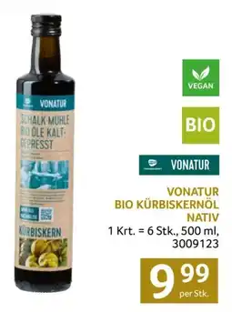 Transgourmet Vonatur bio kürbiskernöl nativ Angebot