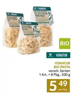 Transgourmet Vonatur bio pasta Angebot