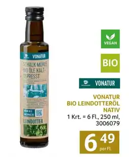 Transgourmet Vonatur bio leindotteröl nativ Angebot