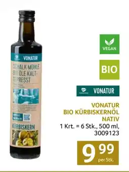 Transgourmet Vonatur bio kürbiskernöl nativ Angebot