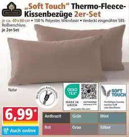 Norma Soft Touch Thermo-Fleece-Kissenbezüge 2er-Set Angebot