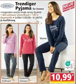 Norma Trendiger Pyjama für Damen Angebot