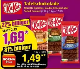 Norma KitKat Tafelschokolade Angebot