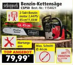 Norma Benzin-Kettensäge Scheppach Angebot