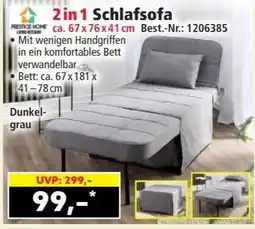 Norma 2 in 1 Schlafsofa Angebot