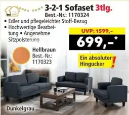 Norma Happy Home 3-2-1 Sofaset 3tlg. Angebot