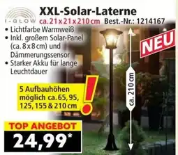 Norma XXL-Solar-Laterne Angebot
