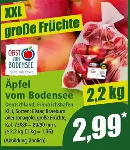 Norma Äpfel vom Bodensee Angebot
