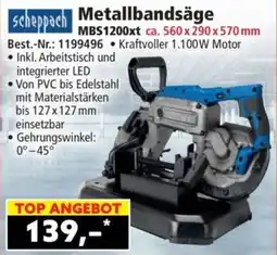 Norma Scheppach Metallbandsäge Angebot