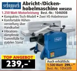 Norma scheppach Abricht-/Dicken-hobelmaschine HMS850 Angebot