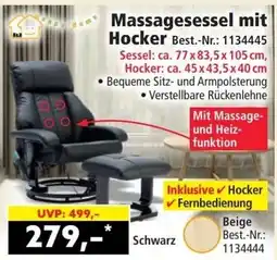 Norma Massagesessel mit Hocker Angebot