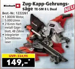 Norma Einhell Zug-Kapp-Gehrungsäge TE-SM 8 L Dual Angebot