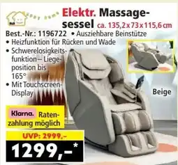 Norma Elektr. Massage-sessel Angebot