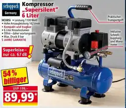 Norma Kompresseur "Supersilent" 6 Liter Angebot