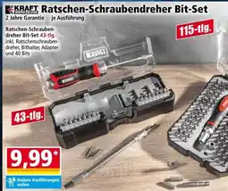 Norma Kraft Ratschen-Schraubendreher Bit-Set Angebot