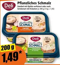 Norma Deli Reform pflanzliches Schmalz Angebot
