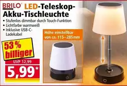 Norma BRILO LED-Teleskop-Akku-Tischleuchte Angebot