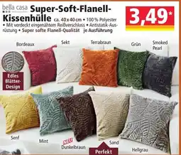 Norma bella casa Super-Soft-Flanell-Kissenhülle Angebot