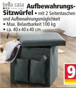 Norma bella casa Aufbewahrungs Sitzwürfel Angebot