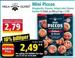 Norma Villa Gusto Mini Piccos Salami Angebot