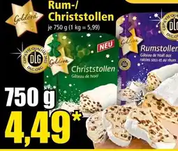 Norma Goldora Rum-/Christstollen Angebot