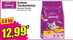 Norma whiskas Katzen-Trockenfutter Angebot