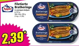 Norma Appel Filetierte Bratheringe Angebot
