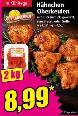 Norma Gut Langenhof Hähnchen Oberkeulen Angebot