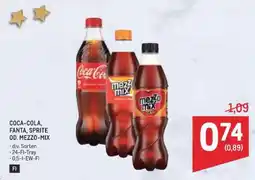 Metro Coca-Cola, Fanta, Sprite od. Mezzo-Mix Angebot