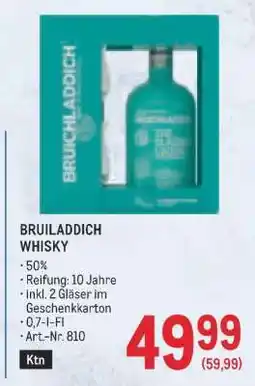 Metro BRUILADDICH WHISKY Angebot