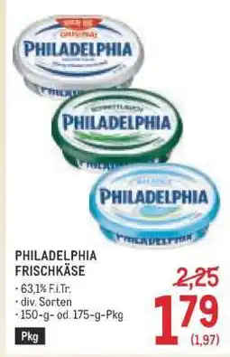 Metro Philadelphia Frischkäse Angebot